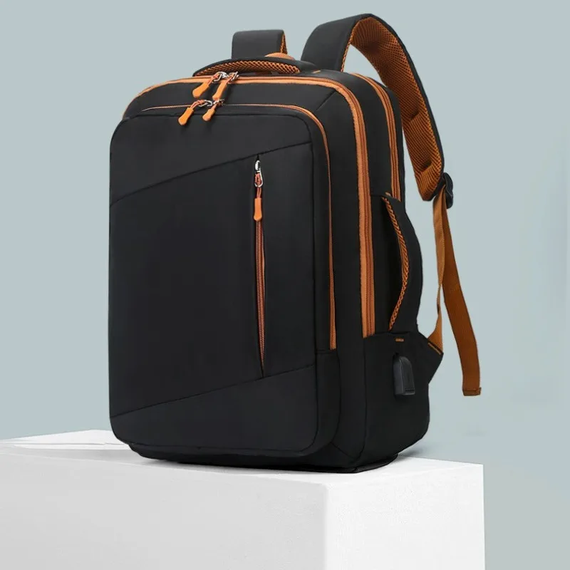 Casual backpack men's high-end sense large-capacity multi-compartment backpack women's commuter business laptop bag
Casual backpack men's high-end sense large-capacity multi-compartment backpack women's commuter business laptop bag
