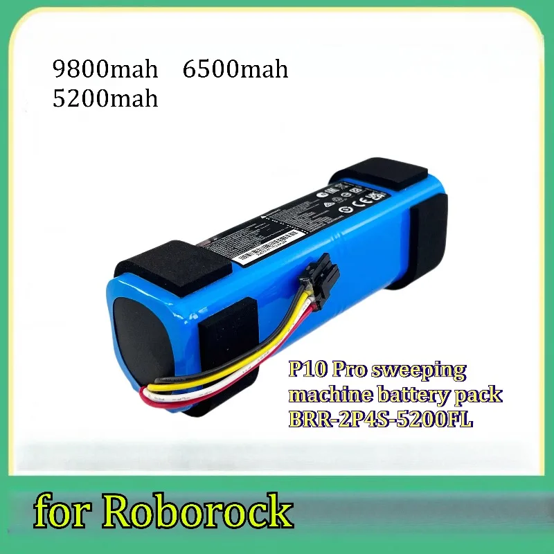 Аккумулятор 9800 мАч для робота-пылесоса Roborock P10 Pro, модель BRR-2P4S-5200FL, 14.4В, с увеличенным временем работы и высокой мощностью
Аккумулятор 9800 мАч для робота-пылесоса Roborock P10 Pro, модель BRR-2P4S-5200FL, 14.4В, с увеличенным временем работы и высокой мощностью