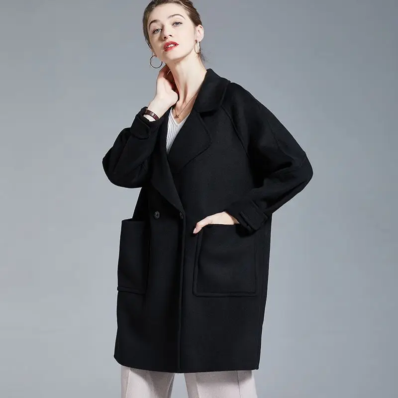 2026 Autumn/Winter Women's Woolen Coat Loose Suit Collar Commuter Woolen Coat
2026 Autumn/Winter Women's Woolen Coat Loose Suit Collar Commuter Woolen Coat
