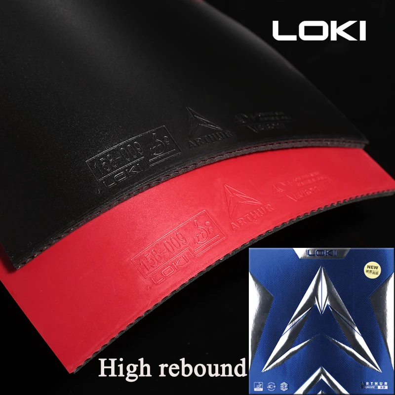 LOKI High Rebound Table Tennis Rubber ARTHUR EUROPE Sticky Pips in Ping Pong Rubber with Carbon Sponge for Arc Loop Style
LOKI High Rebound Table Tennis Rubber ARTHUR EUROPE Sticky Pips in Ping Pong Rubber with Carbon Sponge for Arc Loop Style