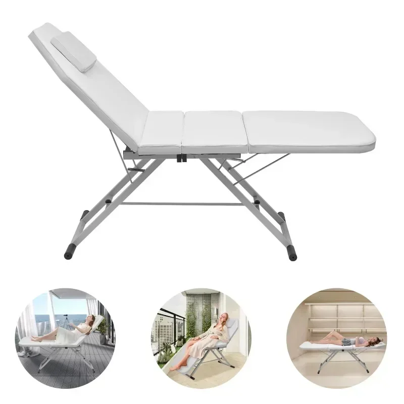 3-Section Folding Massage Table Adjustable Portable Beauty Cosmetic Bed with Storage Bag for Spa Tattoo Massage folding Bed
3-Section Folding Massage Table Adjustable Portable Beauty Cosmetic Bed with Storage Bag for Spa Tattoo Massage folding Bed
