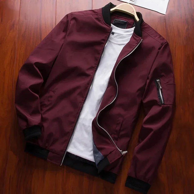 Brand Clothing Men Bomber Jacket Thin Slim Long Sleeve Baseball Jackets Mens Windbreaker Zipper Jacket 6XL Male Loose Outwear
Brand Clothing Men Bomber Jacket Thin Slim Long Sleeve Baseball Jackets Mens Windbreaker Zipper Jacket 6XL Male Loose Outwear