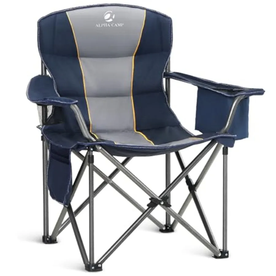 Heavy Duty Camping Chair 500LBS Capacity, Oversized Folding Chair for Heavy People, Padded Portable Outdoor Chair with Cooler B
Heavy Duty Camping Chair 500LBS Capacity, Oversized Folding Chair for Heavy People, Padded Portable Outdoor Chair with Cooler B