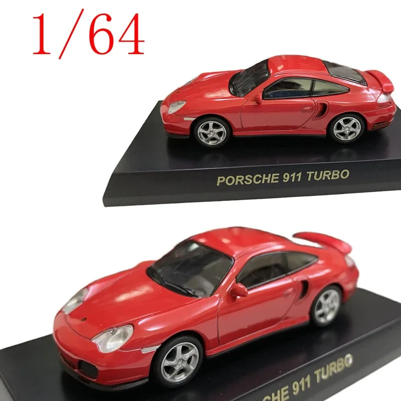 KYOSHO литой под давлением масштаб 1/64 Porsche 911 Turbo Type 996 первого поколения с водяным охлаждением из красного сплава, модель автомобиля, игрушки для мальчиков, подарок
KYOSHO литой под давлением масштаб 1/64 Porsche 911 Turbo Type 996 первого поколения с водяным охлаждением из красного сплава, модель автомобиля, игрушки для мальчиков, подарок