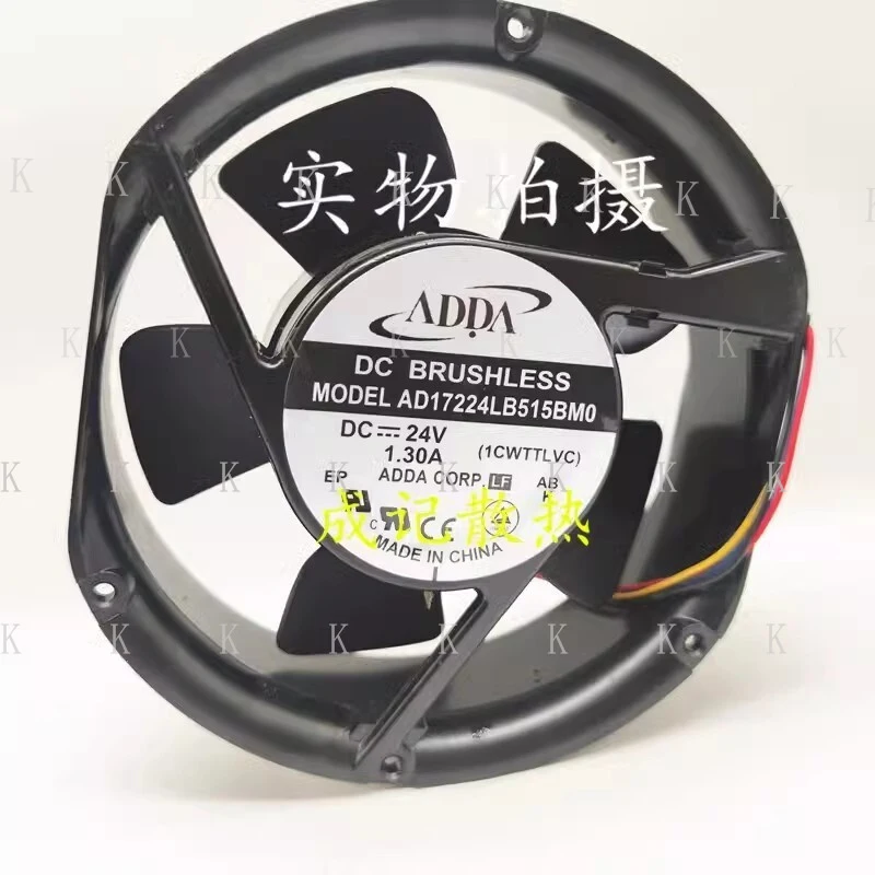 C FOR ADDA AD17224LB515BM wbr/ 0 DC24V 1.30A 17CM 4-Pin High Airflow Cooling Fan
C FOR ADDA AD17224LB515BM wbr/ 0 DC24V 1.30A 17CM 4-Pin High Airflow Cooling Fan