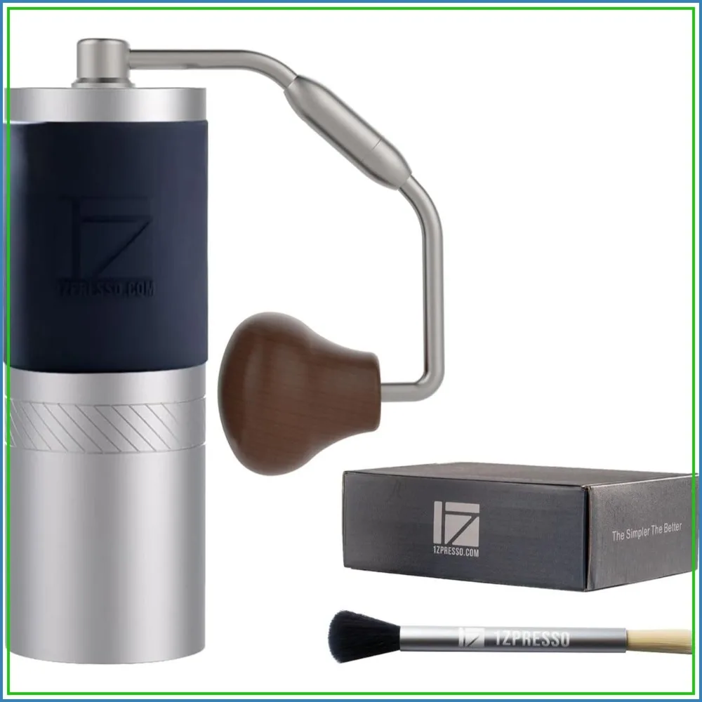 Manual Coffee Grinder with 48mm Stainless Steel Conical Burr, Internal Adjustable Setting for Pour Over, French Press, Cold Brew
Manual Coffee Grinder with 48mm Stainless Steel Conical Burr, Internal Adjustable Setting for Pour Over, French Press, Cold Brew