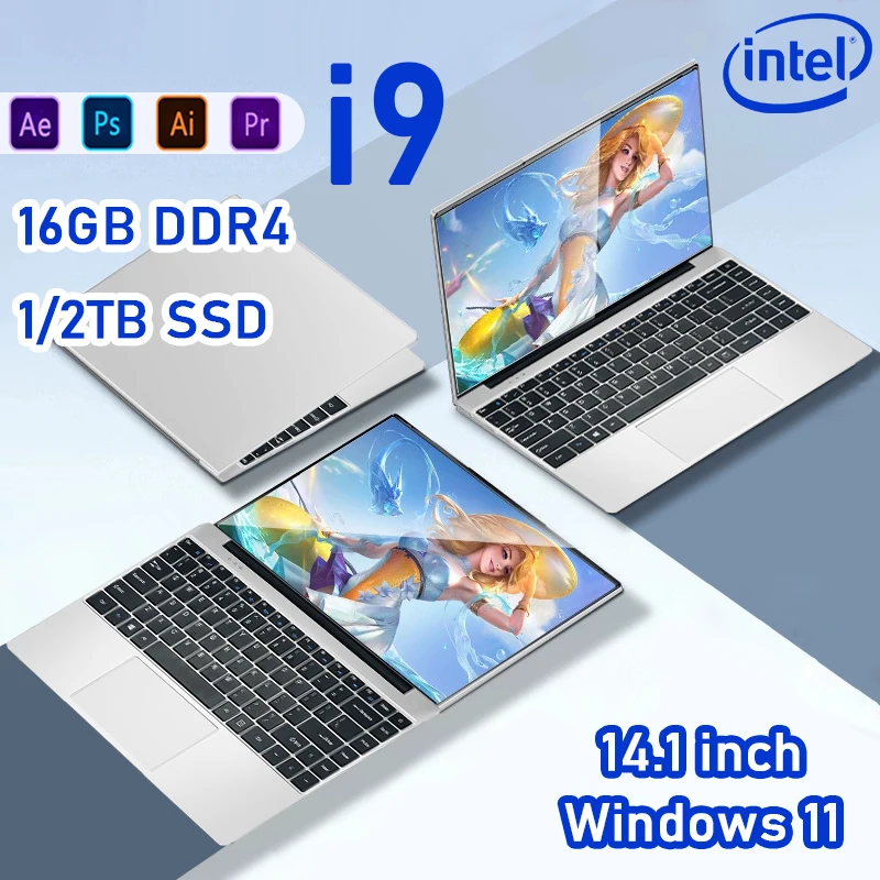 2025 14.1 Inch Gaming laptop computers Intel Core i9-8950HK windows11 pro 16GB DDR4 1TB 2TB SSD gamer Office notebook computer
2025 14.1 Inch Gaming laptop computers Intel Core i9-8950HK windows11 pro 16GB DDR4 1TB 2TB SSD gamer Office notebook computer