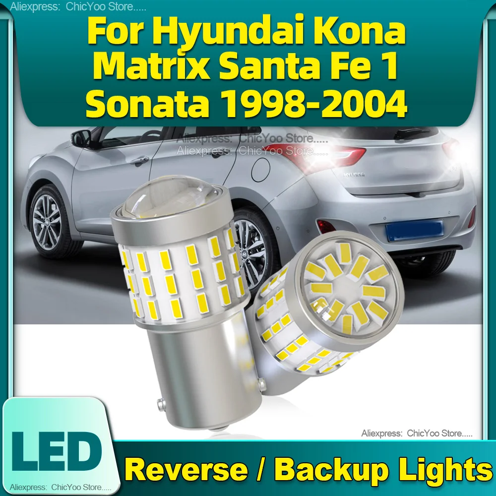 2PCS 1156 BA15S P21W LED Car Reverse Light 6W For Hyundai Kona Matrix Santa Fe 1 Sonata 1998 1999 2000 2001 2002 2003 2004
2PCS 1156 BA15S P21W LED Car Reverse Light 6W For Hyundai Kona Matrix Santa Fe 1 Sonata 1998 1999 2000 2001 2002 2003 2004