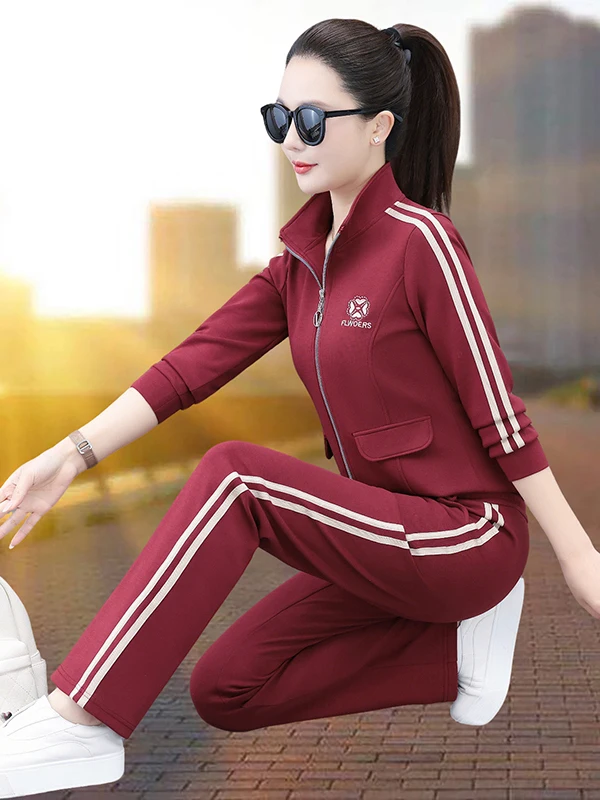 Spring 2026 Women's Casual Fitn Sportswear Set Faionable Long Sve Cardigan Sweatirt Two-Piece Suit High Waist Pants
Spring 2026 Women's Casual Fitn Sportswear Set Faionable Long Sve Cardigan Sweatirt Two-Piece Suit High Waist Pants