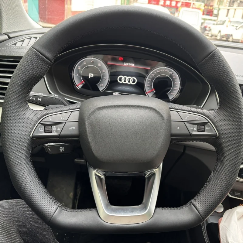 Чехол на руль автомобиля из дышащей натуральной кожи для Audi A3 A4 A6 A5 A1 Tt Q3 8p B8 B6 B7, чехол на руль
Чехол на руль автомобиля из дышащей натуральной кожи для Audi A3 A4 A6 A5 A1 Tt Q3 8p B8 B6 B7, чехол на руль