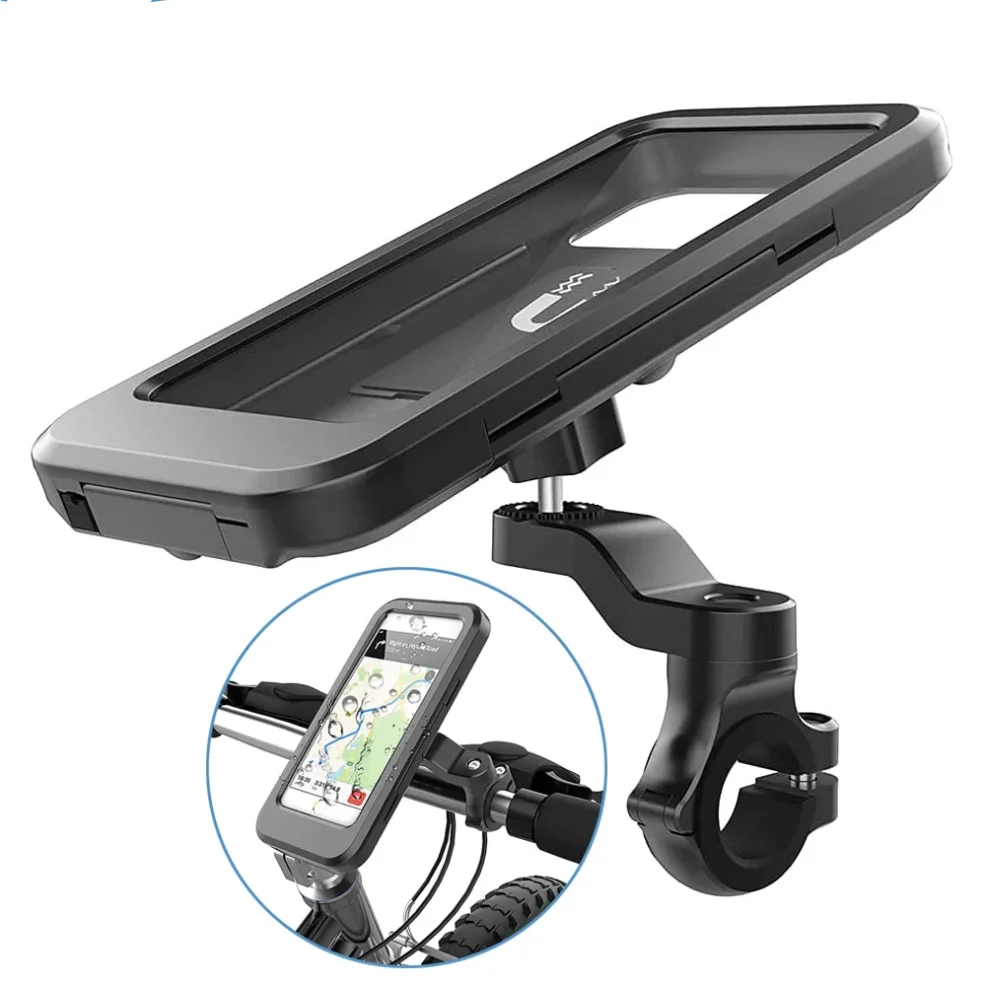 Bicycle Phone Holder Waterproof Bike Phone Case Cover Universal Motorcycle Scooter Handlebar Cellphone Clip Mount Stand
Bicycle Phone Holder Waterproof Bike Phone Case Cover Universal Motorcycle Scooter Handlebar Cellphone Clip Mount Stand