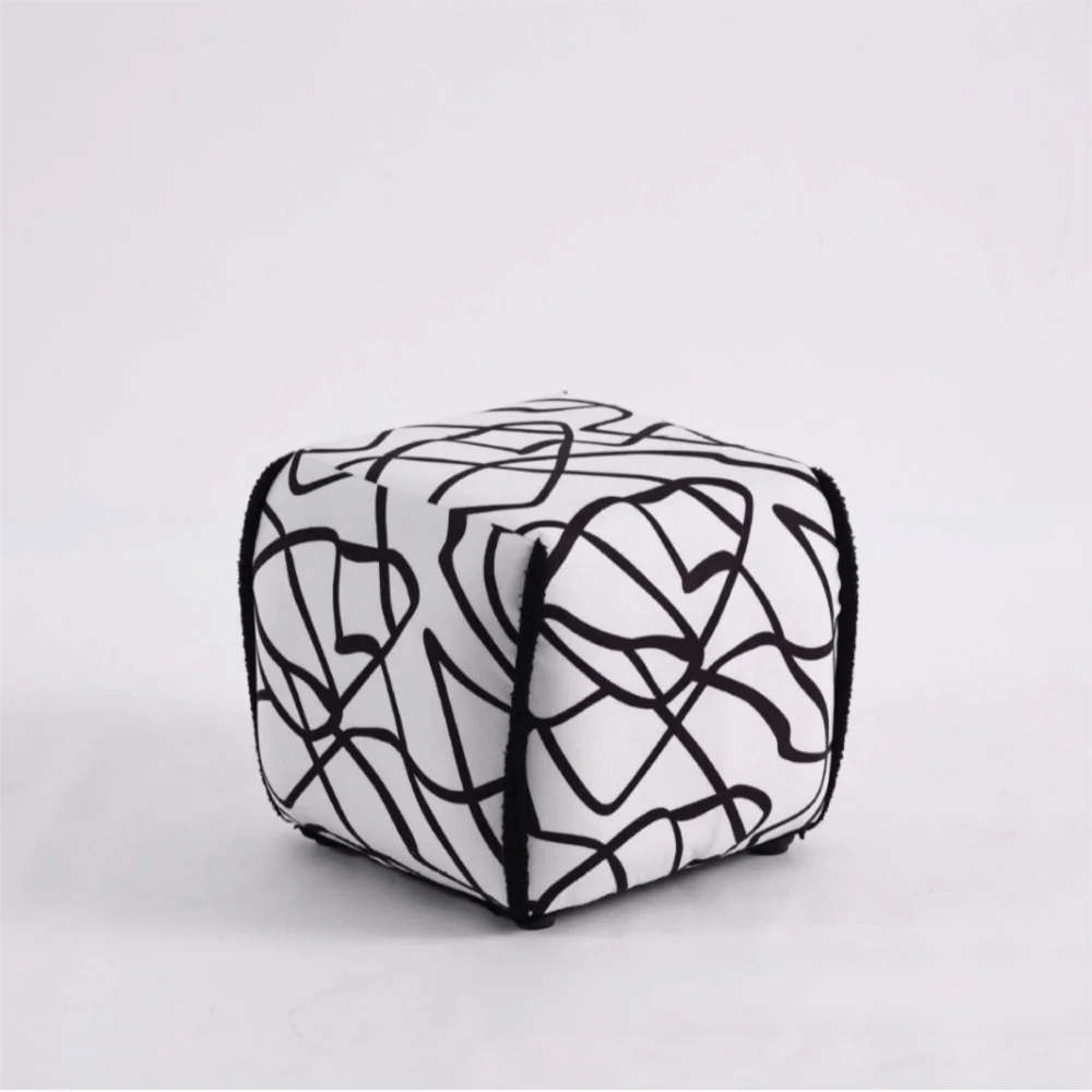 Linen Fabric Ottoman Stool Soft Upholstered Square Shape Footrest Low Stool Resilient Sponge Padded Seat Shoe Changing Stool
Linen Fabric Ottoman Stool Soft Upholstered Square Shape Footrest Low Stool Resilient Sponge Padded Seat Shoe Changing Stool