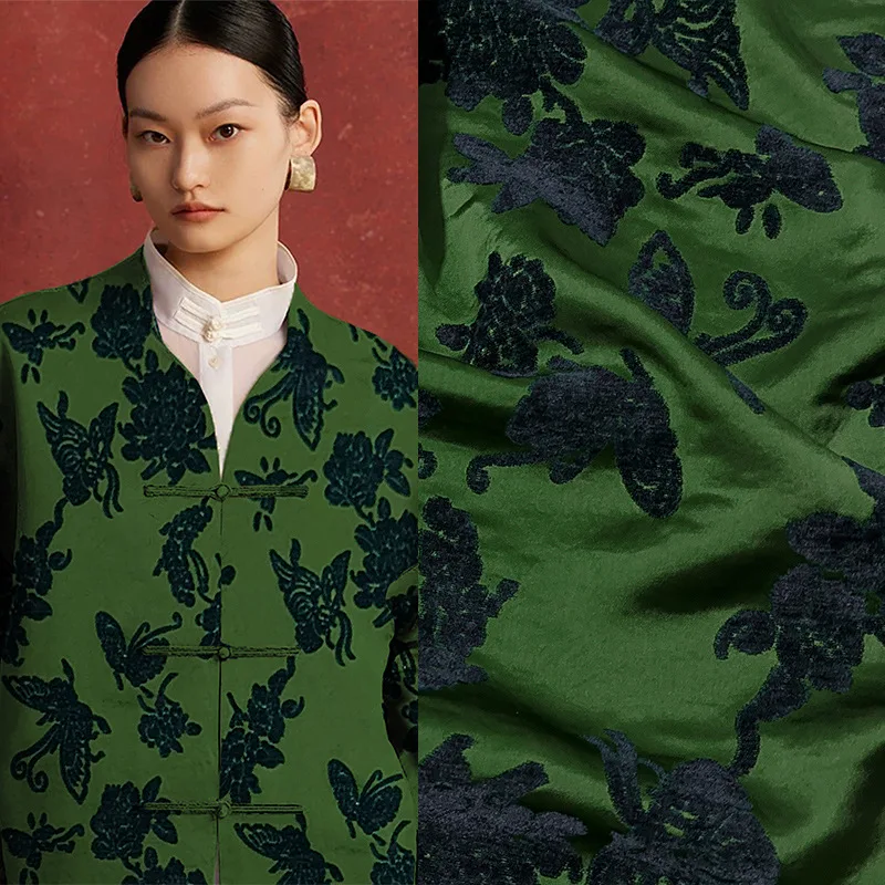 Butterfly-Flower Pattern New Chinese-Style Jacquard Zhang Brocade Fabric Silk Blouse & Hanfu Vest Material Needlework Wholesale
Butterfly-Flower Pattern New Chinese-Style Jacquard Zhang Brocade Fabric Silk Blouse & Hanfu Vest Material Needlework Wholesale