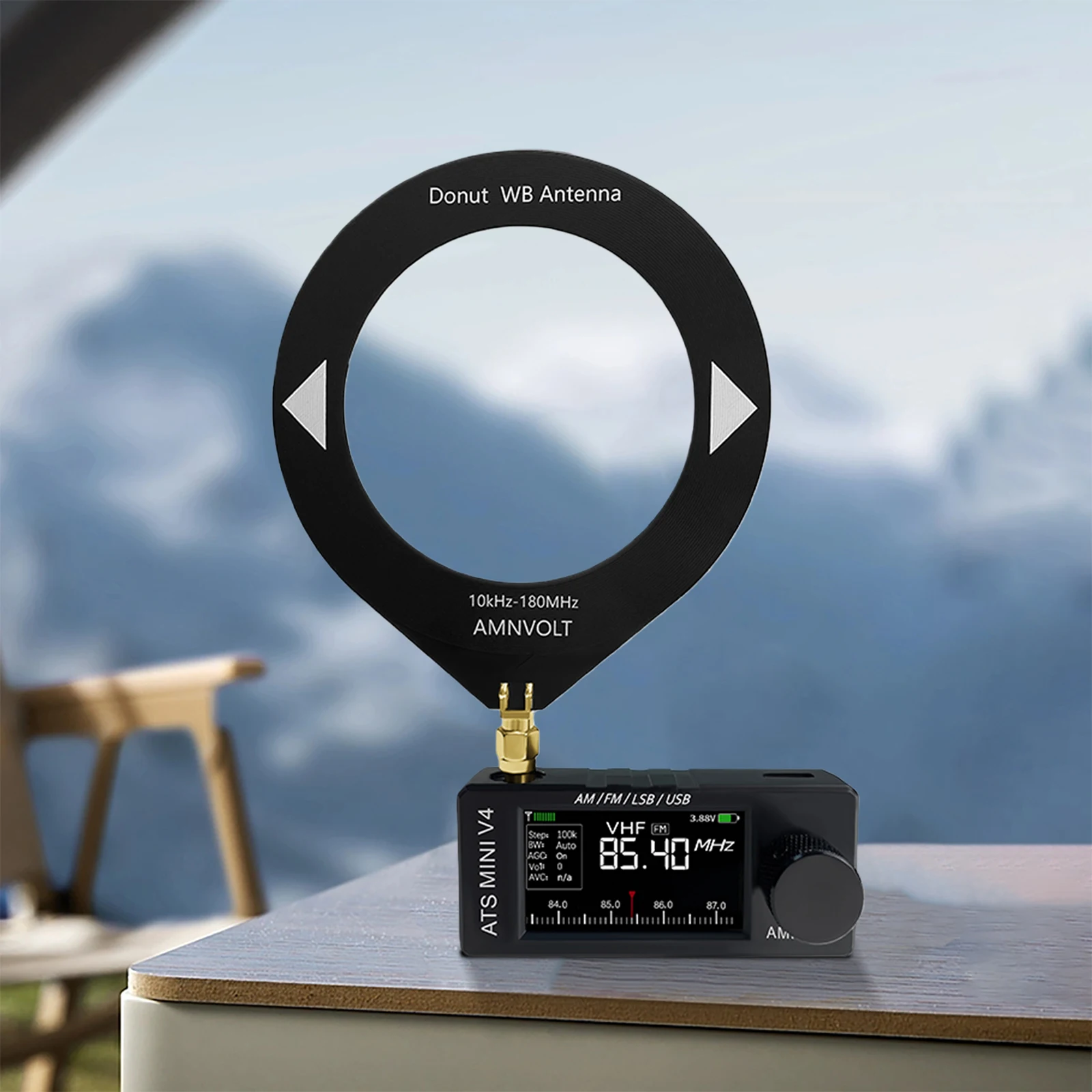  Радиоприемник AMNVOLT V4 ATS MINI с усилителем для наушников, полнодиапазонный DSP-радиоприемник, 1,9-дюймовый IPS-экран, FM AM SSB LSB USB-приемник, транзисторный.
Радиоприемник AMNVOLT V4 ATS MINI с усилителем для наушников, полнодиапазонный DSP-радиоприемник, 1,9-дюймовый IPS-экран, FM AM SSB LSB USB-приемник, транзисторный.