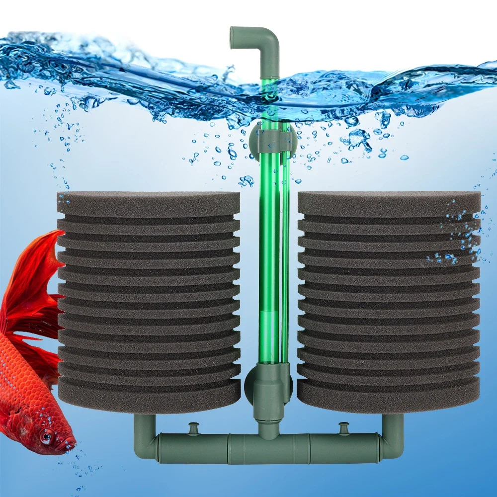 Aquarium Double Head Sponge Filter Aquarium Accessories Purifying Water Quality Fish Tank Fish Tank Double Head Sponge Filter
Aquarium Double Head Sponge Filter Aquarium Accessories Purifying Water Quality Fish Tank Fish Tank Double Head Sponge Filter