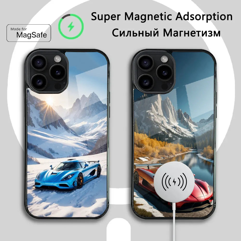 Luxury sports car Phone Case For iPhone 16 15 14 13 12 11 Plus,Pro,Max Mini Magsafe A-AgeraS Sports Magnetic Wireless Charging
Luxury sports car Phone Case For iPhone 16 15 14 13 12 11 Plus,Pro,Max Mini Magsafe A-AgeraS Sports Magnetic Wireless Charging