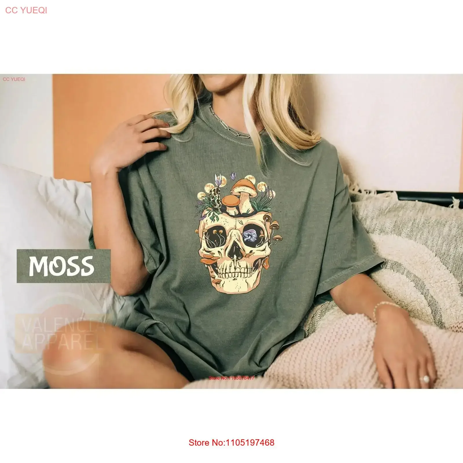 Mushroom Skull T Shirt Skeleton Comfort Color Halloween Botanical vintage Washed Slightly graphic Comfortable Unisex Versatile
Mushroom Skull T Shirt Skeleton Comfort Color Halloween Botanical vintage Washed Slightly graphic Comfortable Unisex Versatile