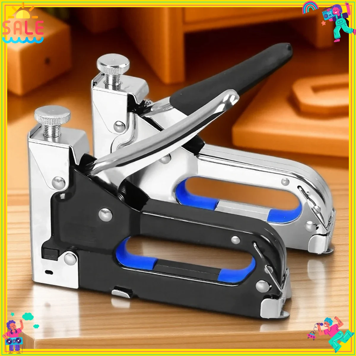 3-in-1 Handheld Nail Gun Woodworking and Decoration Tool Set, Portable Multifunctional Nail Gun Suitable for Wood and Fabric,
3-in-1 Handheld Nail Gun Woodworking and Decoration Tool Set, Portable Multifunctional Nail Gun Suitable for Wood and Fabric,