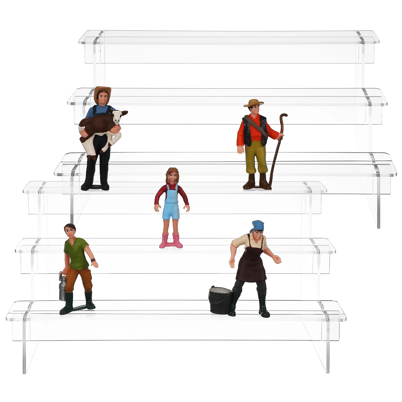 2pcs Acrylic Display Stand Clear Transparent Tiered Shelves Riser Rack Figures Dessert Cupcake Jewelry Storage
2pcs Acrylic Display Stand Clear Transparent Tiered Shelves Riser Rack Figures Dessert Cupcake Jewelry Storage
