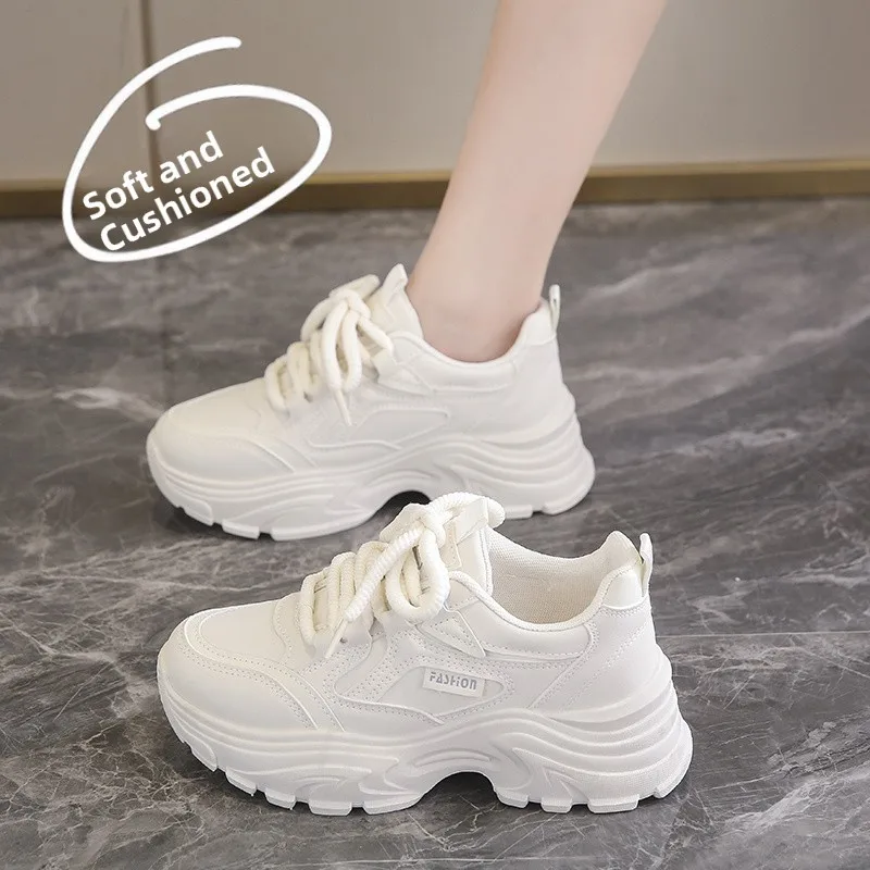 Women's Casual Sports Shoes Spring Trend Thick Bottom Heightening White Versatile Internet Celebrity Dad Foot Minimization Fa...
Women's Casual Sports Shoes Spring Trend Thick Bottom Heightening White Versatile Internet Celebrity Dad Foot Minimization Fa...