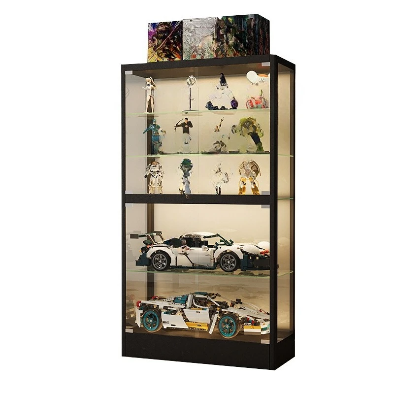 Figure Cabinet Transparent Glass Lego Toy Steel Showcase with Door Storage Showcase with Light Display
Figure Cabinet Transparent Glass Lego Toy Steel Showcase with Door Storage Showcase with Light Display