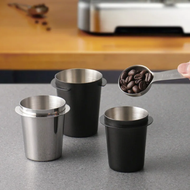 51/53/58mm Coffee Dosing Cup Sniffing Mug for Espresso Machine Wear Resistant Stainless Steel Coffee Dosing Cup Drop Shipping
51/53/58mm Coffee Dosing Cup Sniffing Mug for Espresso Machine Wear Resistant Stainless Steel Coffee Dosing Cup Drop Shipping