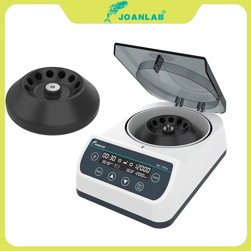 JOANLAB PCR Centrifuge Machine Laboratory Digital High Speed Plasma Centrifuge 12000RPM 0.2/0.5/1.5/2ml Centrifuge Tube MC-12Pro
JOANLAB PCR Centrifuge Machine Laboratory Digital High Speed Plasma Centrifuge 12000RPM 0.2/0.5/1.5/2ml Centrifuge Tube MC-12Pro