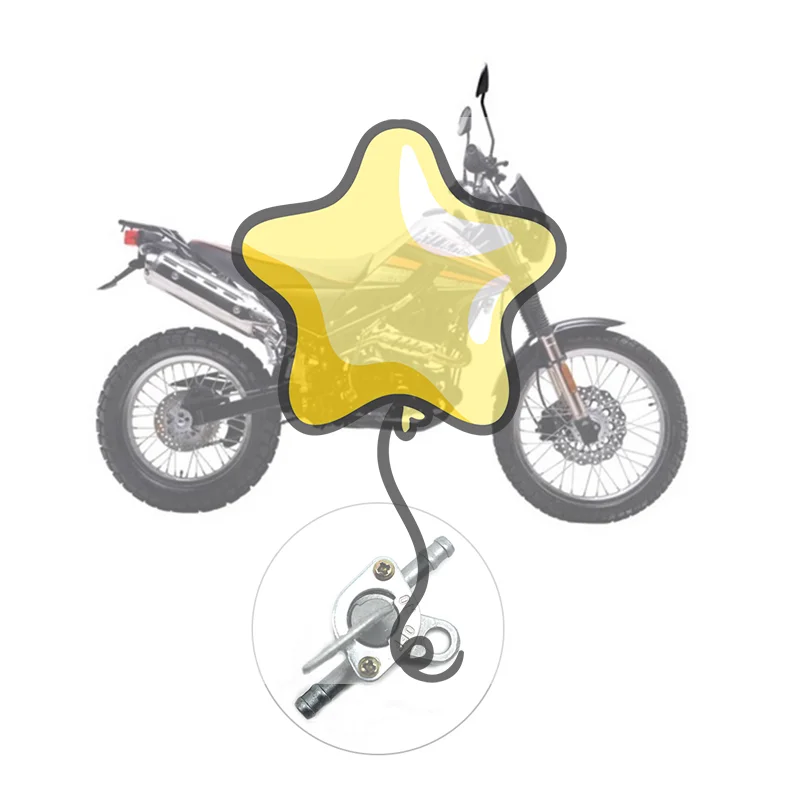 Универсальный 6-миллиметровый встроенный кран для бензинового топлива для мотоцикла/Quad/Lawnmover
Универсальный 6-миллиметровый встроенный кран для бензинового топлива для мотоцикла/Quad/Lawnmover