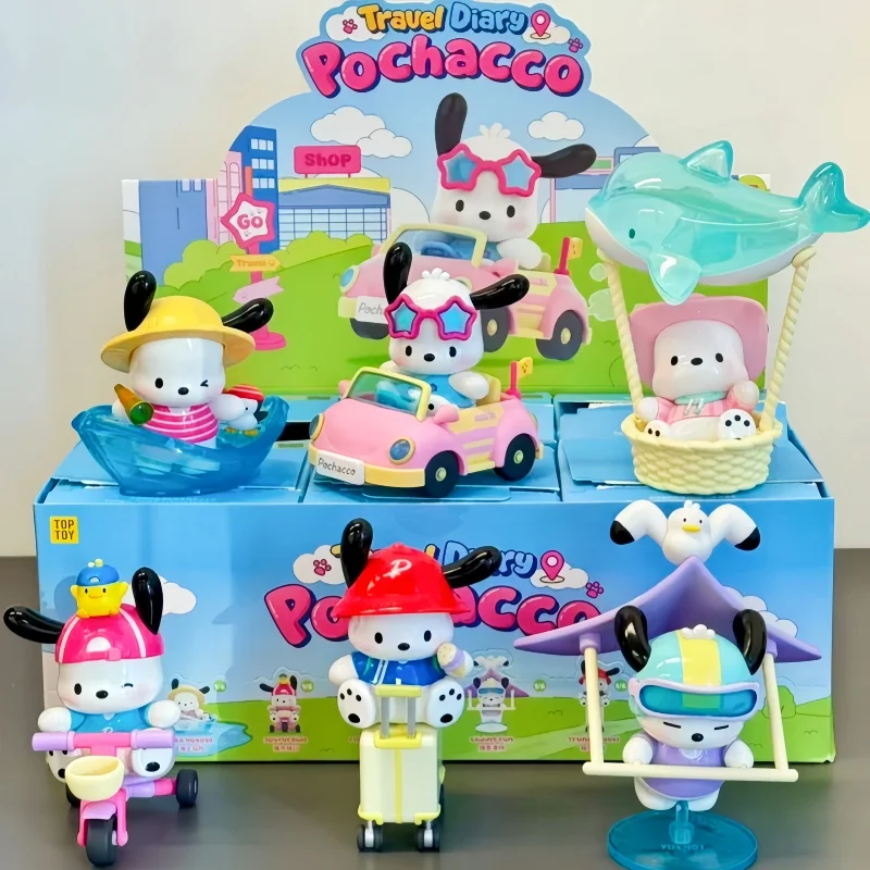 Toptoy Sanrio Pochacco Travel Diary Series Blind Box Collectible Figures Trendy Desktop Decor Mysterious Toy Gift
Toptoy Sanrio Pochacco Travel Diary Series Blind Box Collectible Figures Trendy Desktop Decor Mysterious Toy Gift