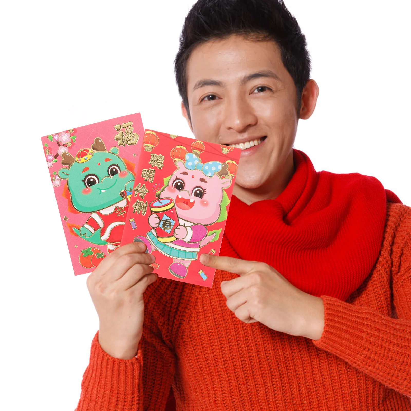 30pcs 2024 Dragon Pattern Red Envelopes Money Pockets Paper Embossed Traditional Design Festival Party Gift Cash Envelope
30pcs 2024 Dragon Pattern Red Envelopes Money Pockets Paper Embossed Traditional Design Festival Party Gift Cash Envelope