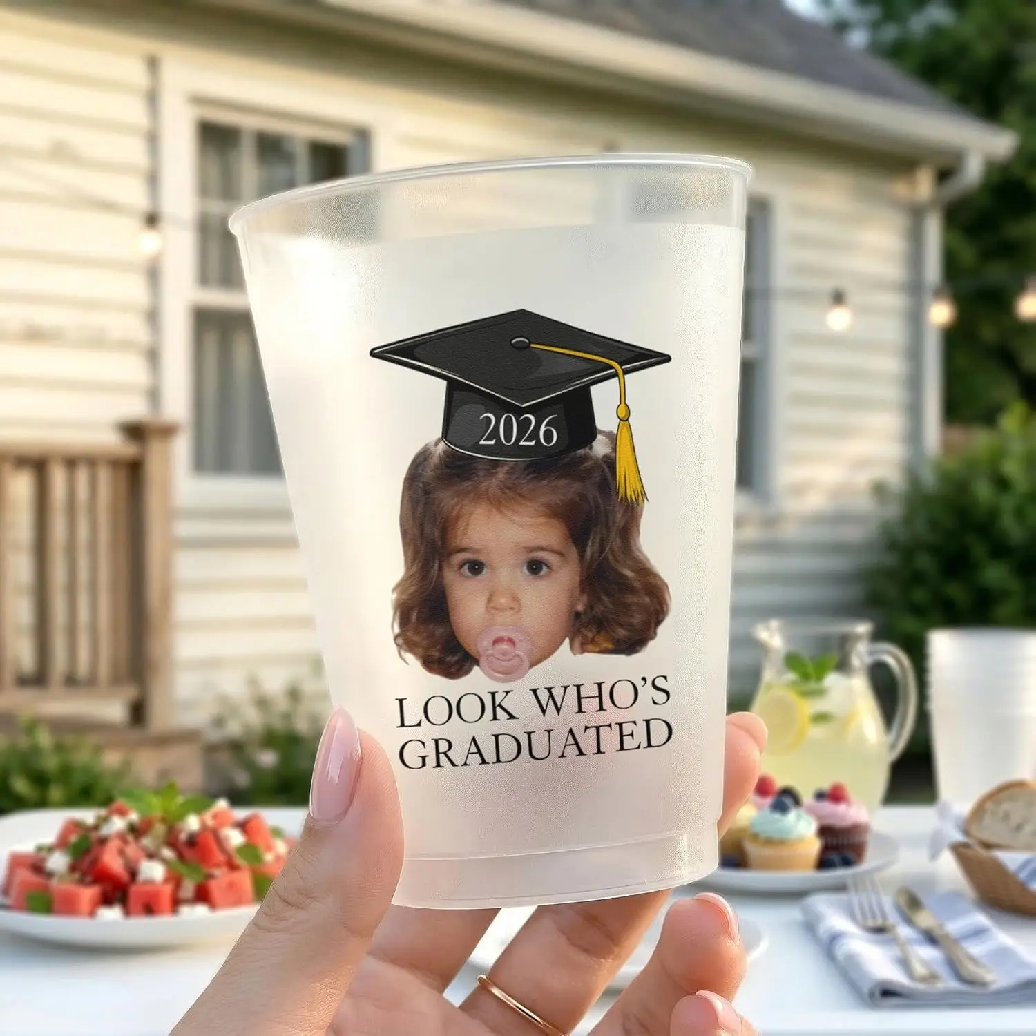10/50 Custom Graduation Frosted Cup 2026, Personalized Vintage Childhood Photo Senior Cup, Class of 2026 Party Cups, Grad Party
10/50 Custom Graduation Frosted Cup 2026, Personalized Vintage Childhood Photo Senior Cup, Class of 2026 Party Cups, Grad Party