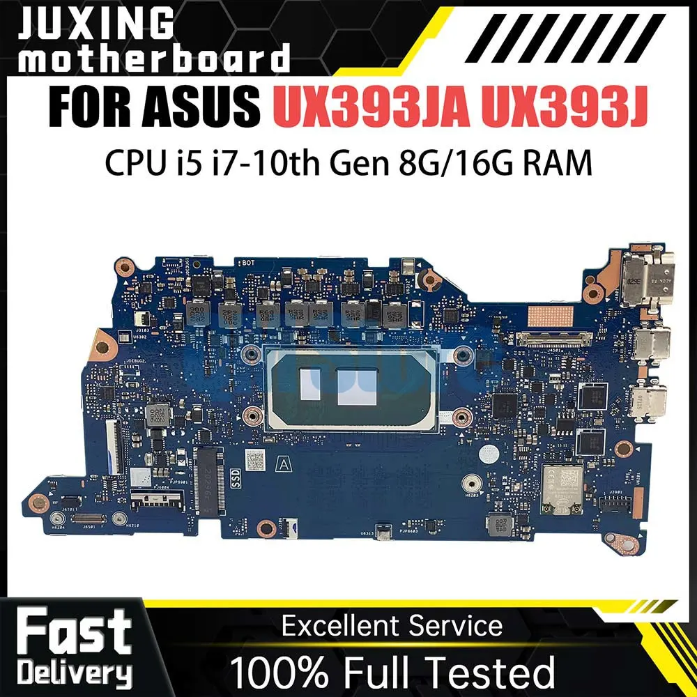 Notebook Mainboard For Asus ZenBook UX393JA UX393 UX393JA Laptop Motherboard with i5 i7 10th Gen CPU 8G 16GB RAM Systemboard
Notebook Mainboard For Asus ZenBook UX393JA UX393 UX393JA Laptop Motherboard with i5 i7 10th Gen CPU 8G 16GB RAM Systemboard