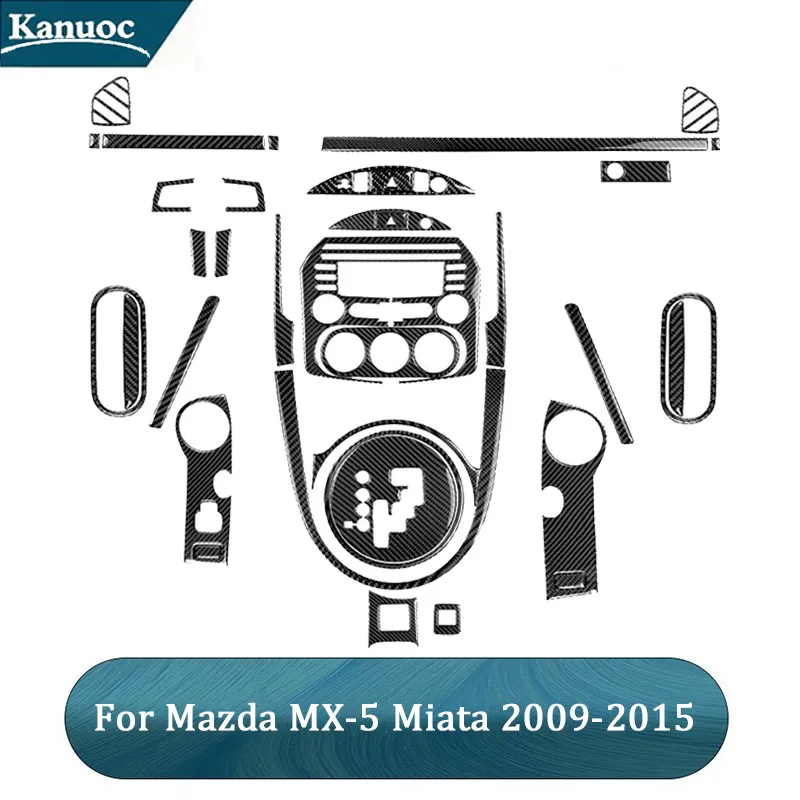 Для Mazda MX-5 Miata 2009-2015: накладки из карбона для интерьера автомобиля, аксессуары для стайлинга салона
Для Mazda MX-5 Miata 2009-2015: накладки из карбона для интерьера автомобиля, аксессуары для стайлинга салона