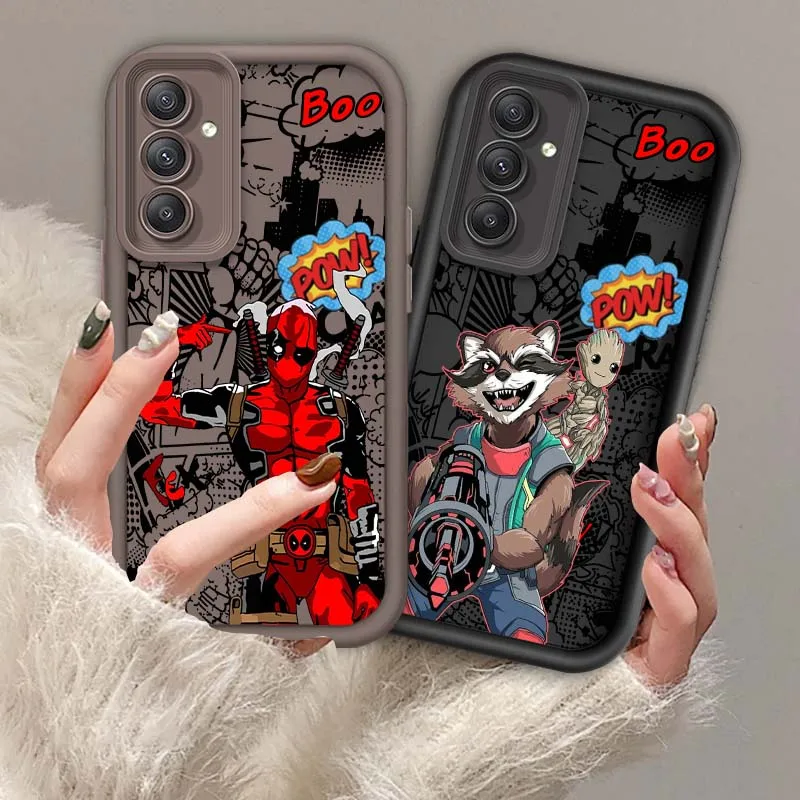 Marvel Deadpool Rocket Raccoon Phone Case For Samsung A71 A52 A51 A34 A33 A22 A16 A15 A13 A04 A06 Note 20 Ultra 5G Eye Ladder
Marvel Deadpool Rocket Raccoon Phone Case For Samsung A71 A52 A51 A34 A33 A22 A16 A15 A13 A04 A06 Note 20 Ultra 5G Eye Ladder