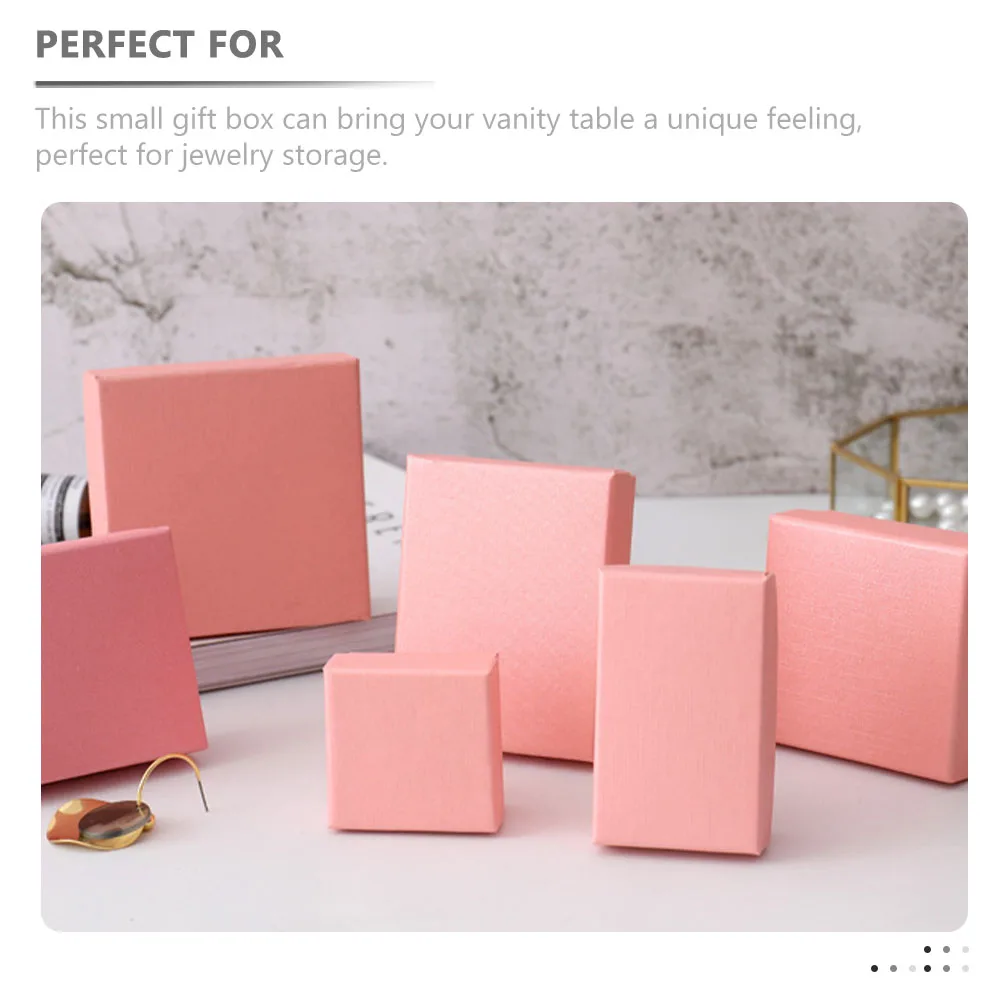 6 Pcs Jewelry Box Gift Small Present Boxes Cardboard Packaging Cases for Necklace Paper Bulk
6 Pcs Jewelry Box Gift Small Present Boxes Cardboard Packaging Cases for Necklace Paper Bulk