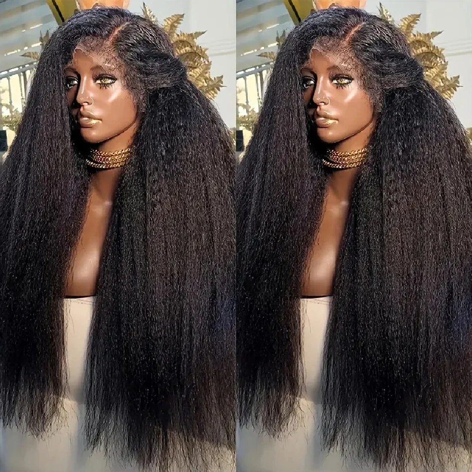 Прямые парики Kinky Straight 13x4 с кружевной застежкой, бразильские, 32-34 дюйма, прямые парики Yaki из 100% натуральных человеческих волос для чернокожих женщин, предварительно выщипанные
Прямые парики Kinky Straight 13x4 с кружевной застежкой, бразильские, 32-34 дюйма, прямые парики Yaki из 100% натуральных человеческих волос для чернокожих женщин, предварительно выщипанные