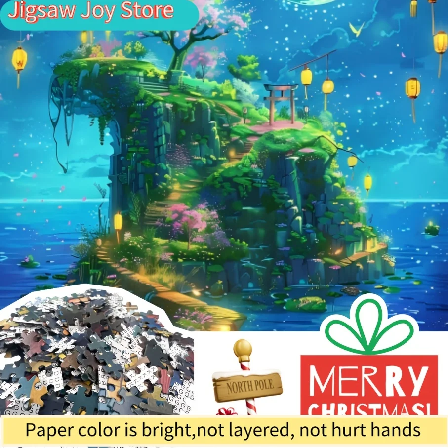 Пазл — Мистический островной пейзаж с изобилием зелени и фонарями, яркий дизайн ночного неба, прочный бумажный материал, Pe
Пазл — Мистический островной пейзаж с изобилием зелени и фонарями, яркий дизайн ночного неба, прочный бумажный материал, Pe