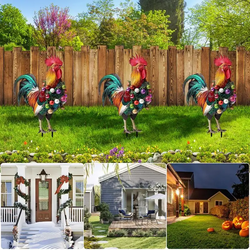 Garden Stakes Rooster Animal Statue Rooster Animal Statue Stakes Outdoor Garden Art, Farm Yard Lawn Decor Rooster Garden Stakes
Garden Stakes Rooster Animal Statue Rooster Animal Statue Stakes Outdoor Garden Art, Farm Yard Lawn Decor Rooster Garden Stakes