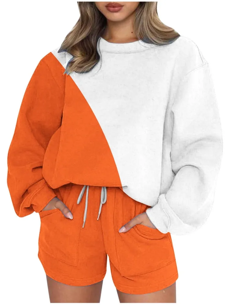 2 Piece Sets Women Contrast Striped Printed Drawstring Pockets Round Neck Long Sleeve Top Fashion Casual Commuting Female's Suit
2 Piece Sets Women Contrast Striped Printed Drawstring Pockets Round Neck Long Sleeve Top Fashion Casual Commuting Female's Suit