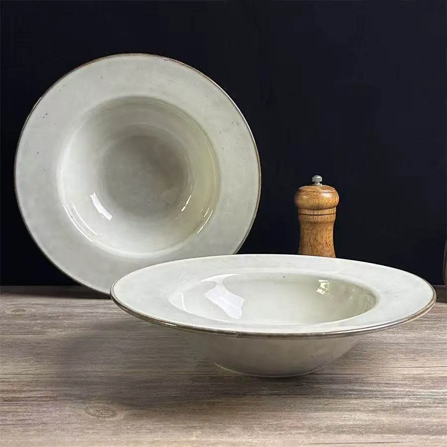 Straw Hat Shaped Ceramic Plates, Japanese Style Pasta & Western Soup Plates, Simple Dinner & Dessert Plates for Home
Straw Hat Shaped Ceramic Plates, Japanese Style Pasta & Western Soup Plates, Simple Dinner & Dessert Plates for Home