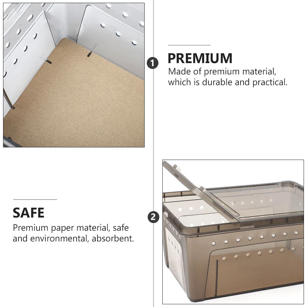 Reptile Box Paper Liner Premium Kraft Disposable Absorbent Pads For Reptiles Feeding Breeding Cage Mat Cleaning Supplies
Reptile Box Paper Liner Premium Kraft Disposable Absorbent Pads For Reptiles Feeding Breeding Cage Mat Cleaning Supplies