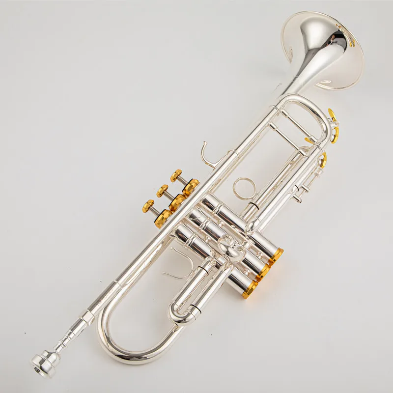 Made in Japan quality 8335 Bb Trumpet B Flat Brass Silver Plated Professional Trumpet Musical Instruments with Leather Case
Made in Japan quality 8335 Bb Trumpet B Flat Brass Silver Plated Professional Trumpet Musical Instruments with Leather Case