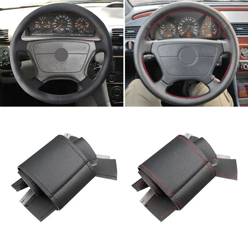 For Mercedes Benz C CLE S Class W140 C140 W202 W210 W124 Car Interior Steering Wheel Cover Microfiber Leather Protective Trim
For Mercedes Benz C CLE S Class W140 C140 W202 W210 W124 Car Interior Steering Wheel Cover Microfiber Leather Protective Trim