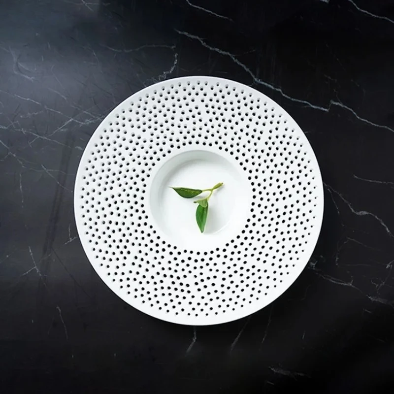 White Porcelain Hollow-out Serving Plate Soup Bowl Fruit Bowl Hotels Restaurants Pasta Dessert Plate Porcelain Tableware Kitchen
White Porcelain Hollow-out Serving Plate Soup Bowl Fruit Bowl Hotels Restaurants Pasta Dessert Plate Porcelain Tableware Kitchen