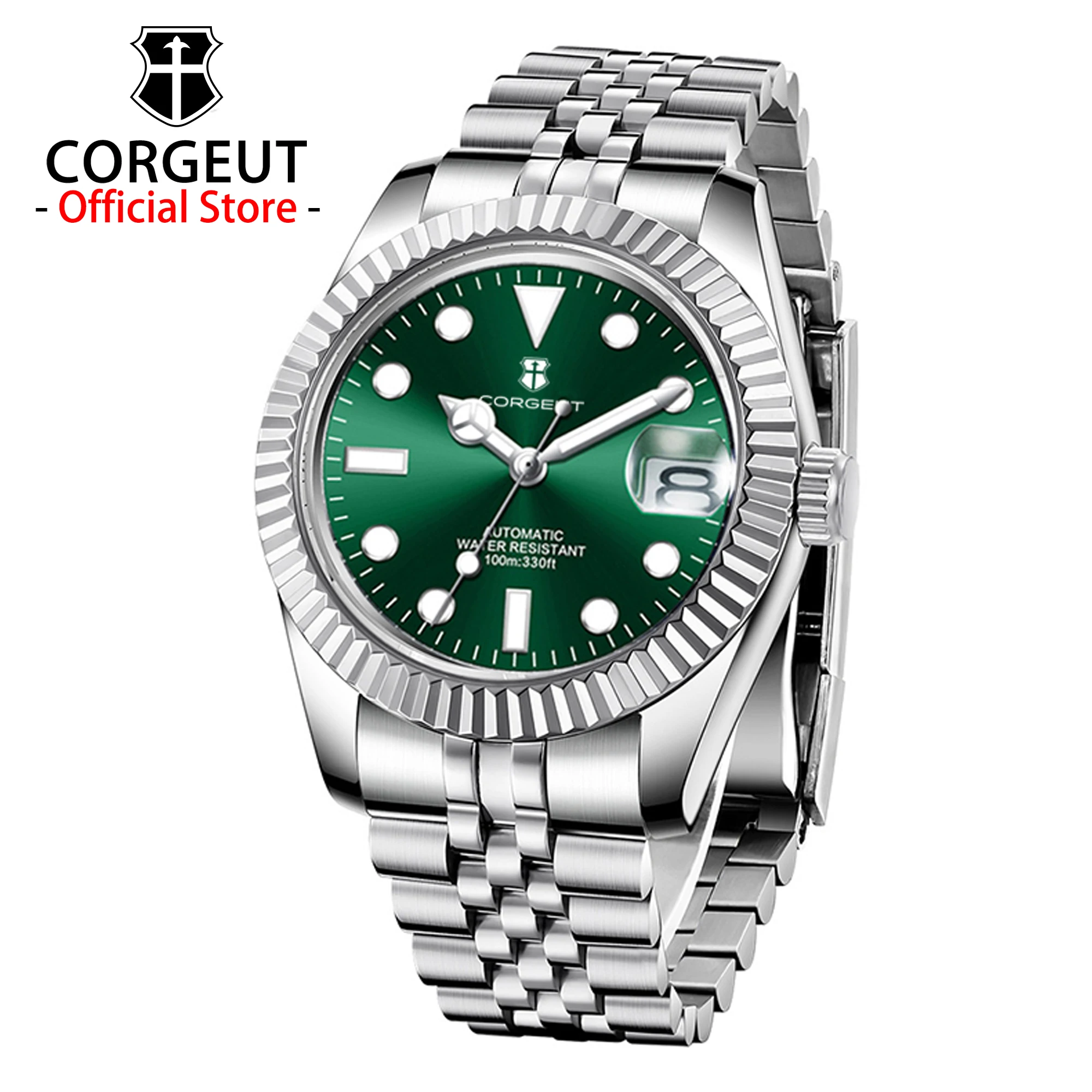 CORGEUT OFFICIAL New Men's Automatic Mechanical Watch Business Sports Luxury Men's Watches 50M Waterproof Relogios Masculino
CORGEUT OFFICIAL New Men's Automatic Mechanical Watch Business Sports Luxury Men's Watches 50M Waterproof Relogios Masculino
