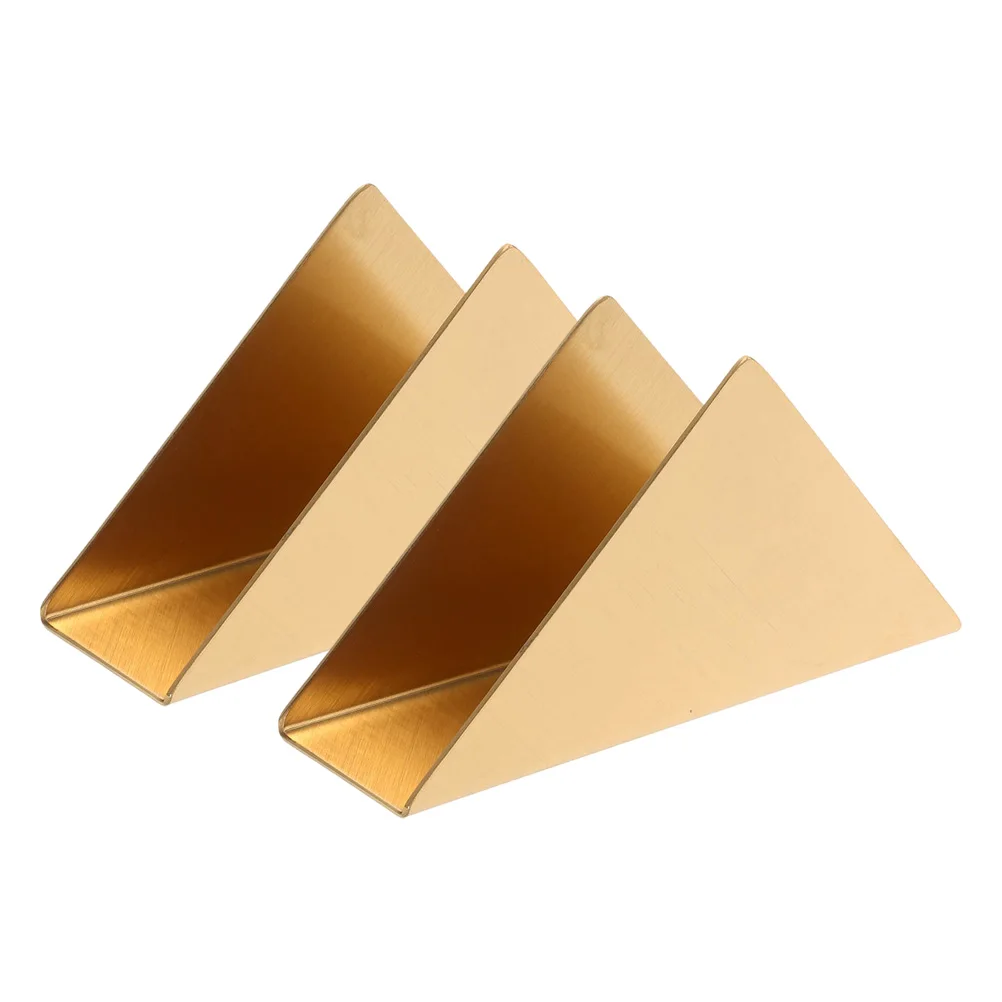 2pcs Gold Holder Stainless Steel Stainless Steel Napkin Holder Large Capacity Triangle Shaped Paper Towel Stand for Kitchen
2pcs Gold Holder Stainless Steel Stainless Steel Napkin Holder Large Capacity Triangle Shaped Paper Towel Stand for Kitchen