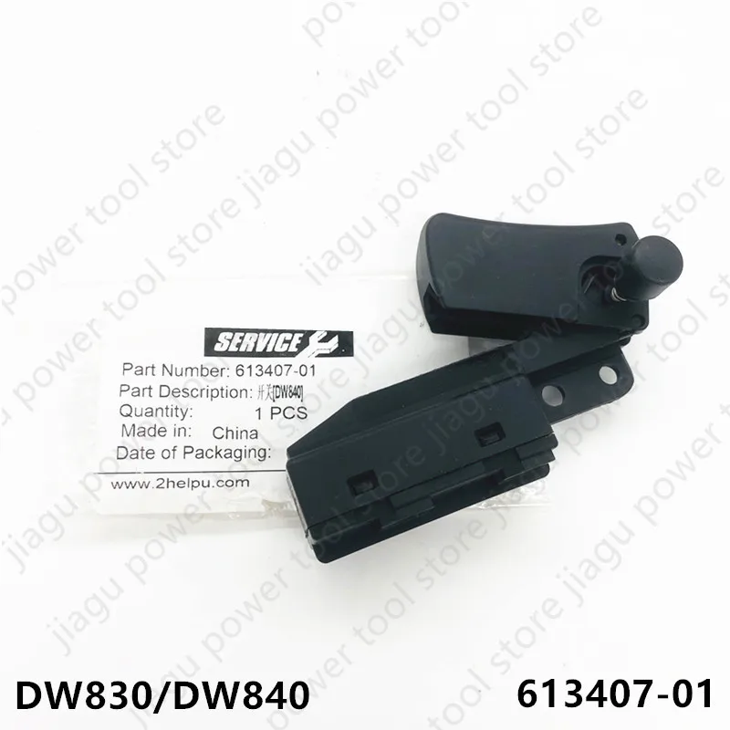 Switch Replace For DEWALT DW830 DW840 830 840 Angle Grinder Parts 613407-01
Switch Replace For DEWALT DW830 DW840 830 840 Angle Grinder Parts 613407-01