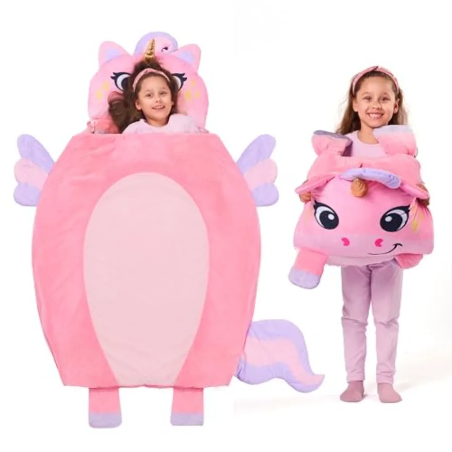 Sleeping Bag 4 5 6 Year Old Girl Gifts Toddler Nap Mat with Pillow and Blanket 60" x 39" for Ages 3+ Soft Plush Sleeping Mat fo
Sleeping Bag 4 5 6 Year Old Girl Gifts Toddler Nap Mat with Pillow and Blanket 60" x 39" for Ages 3+ Soft Plush Sleeping Mat fo