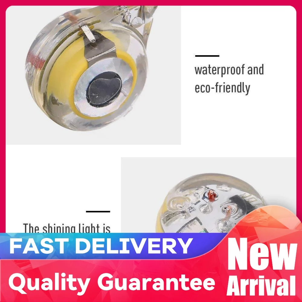 10Pcs Underwater Night Light Lure Mini Eye Shape Fish Lures Attractant Battery Powered LED Lure Light for Seawater Freshwater
10Pcs Underwater Night Light Lure Mini Eye Shape Fish Lures Attractant Battery Powered LED Lure Light for Seawater Freshwater