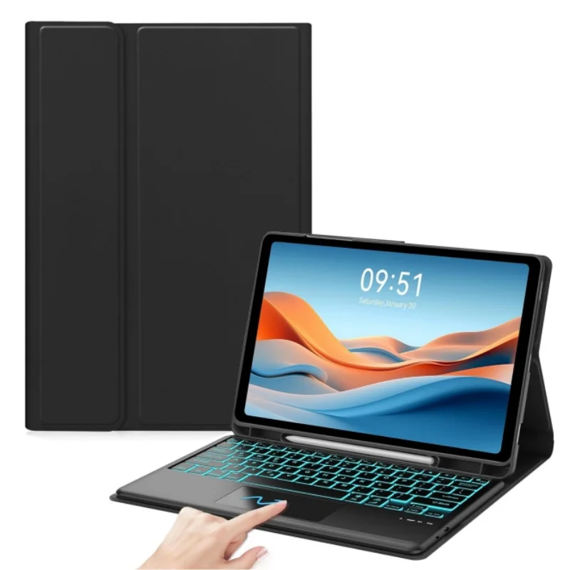 Чехол для планшета Samsung Galaxy Tab S10 FE Plus 13,1 дюйма с подсветкой и сенсорной панелью, клавиатура, чехол для Tab S10 FE+, чехол с держателем для карандашей
Чехол для планшета Samsung Galaxy Tab S10 FE Plus 13,1 дюйма с подсветкой и сенсорной панелью, клавиатура, чехол для Tab S10 FE+, чехол с держателем для карандашей